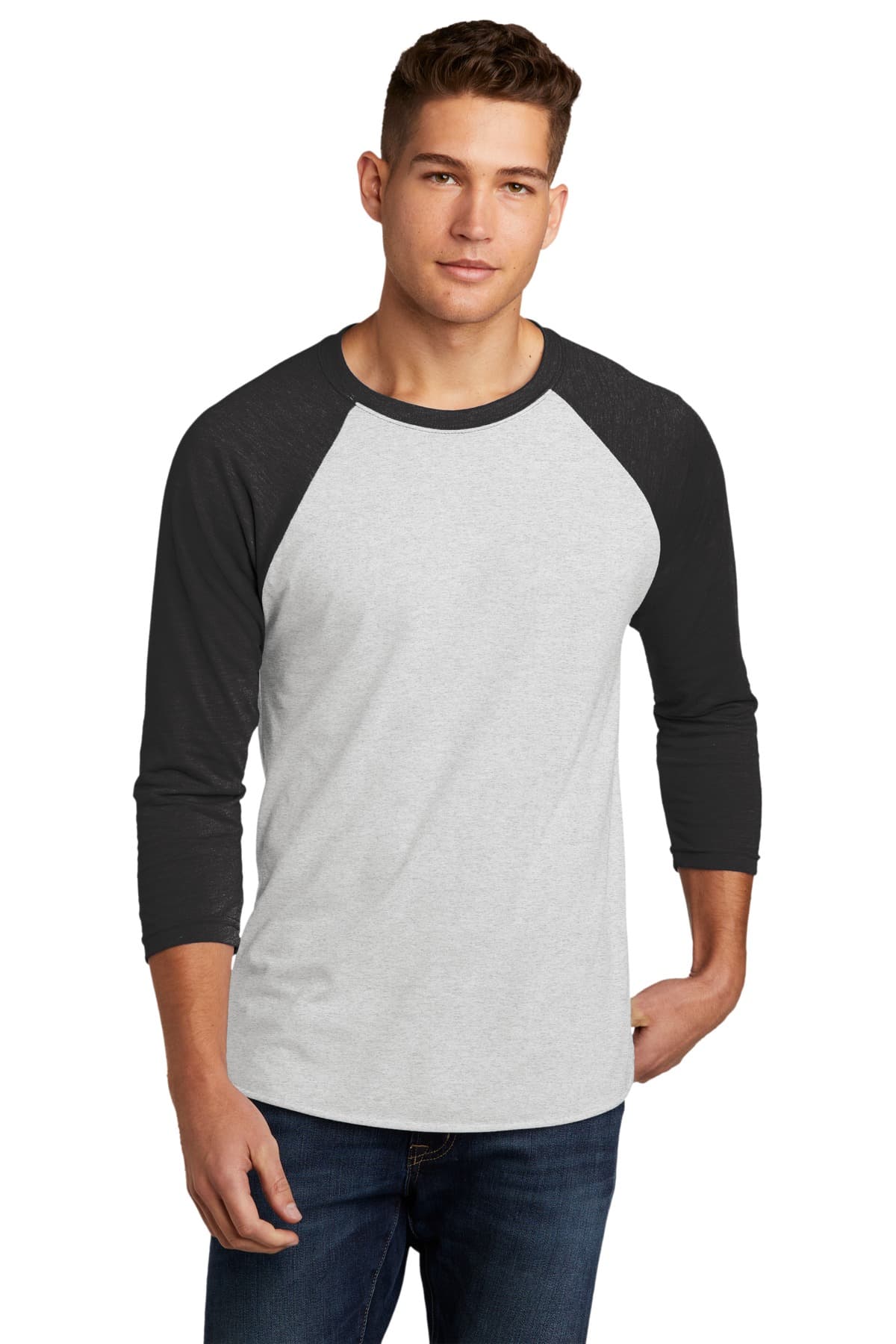 Next Level Apparel ® Adult Tri-Blend 3/4-Sleeve Raglan Tee. NL6051 thumbnail 5
