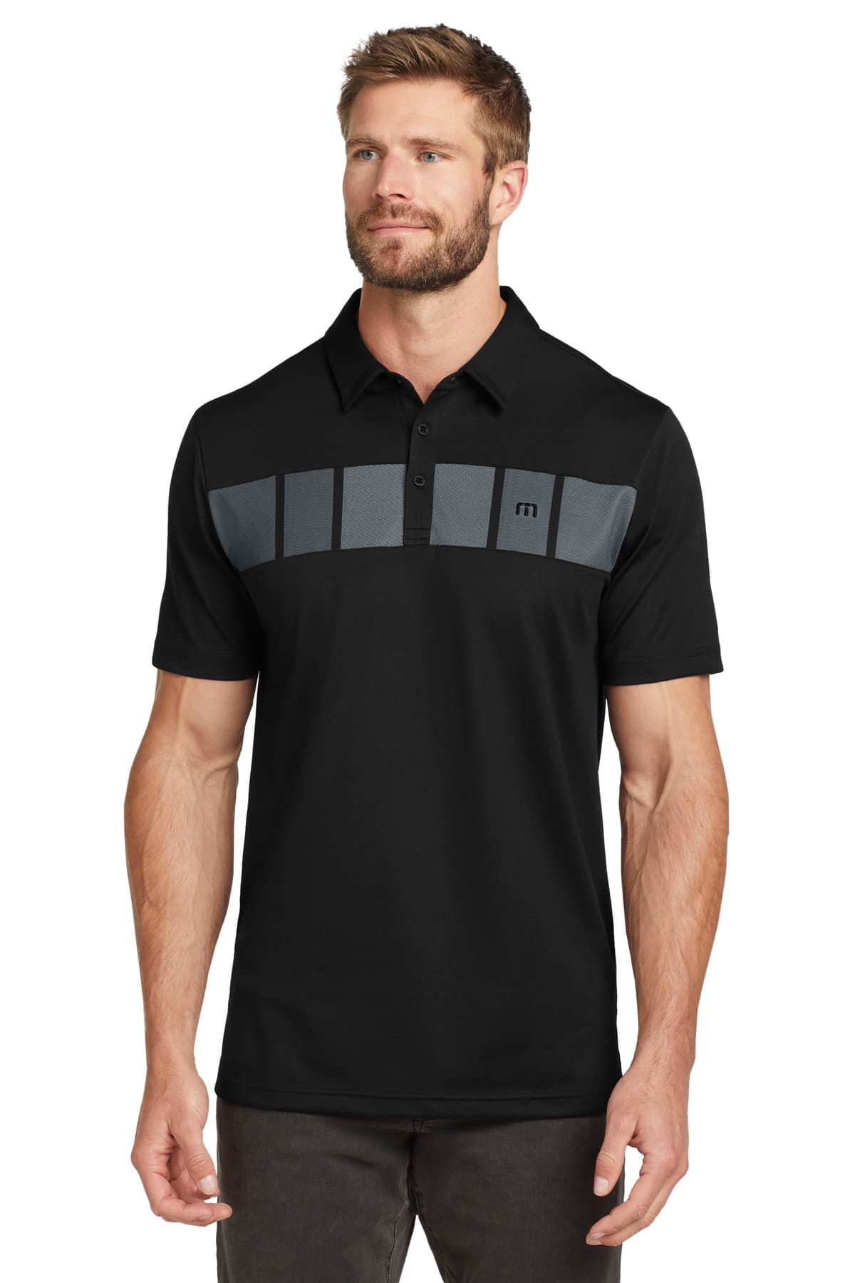 TravisMathew Cabana Chest Stripe Polo. TM1MU416 thumbnail 2
