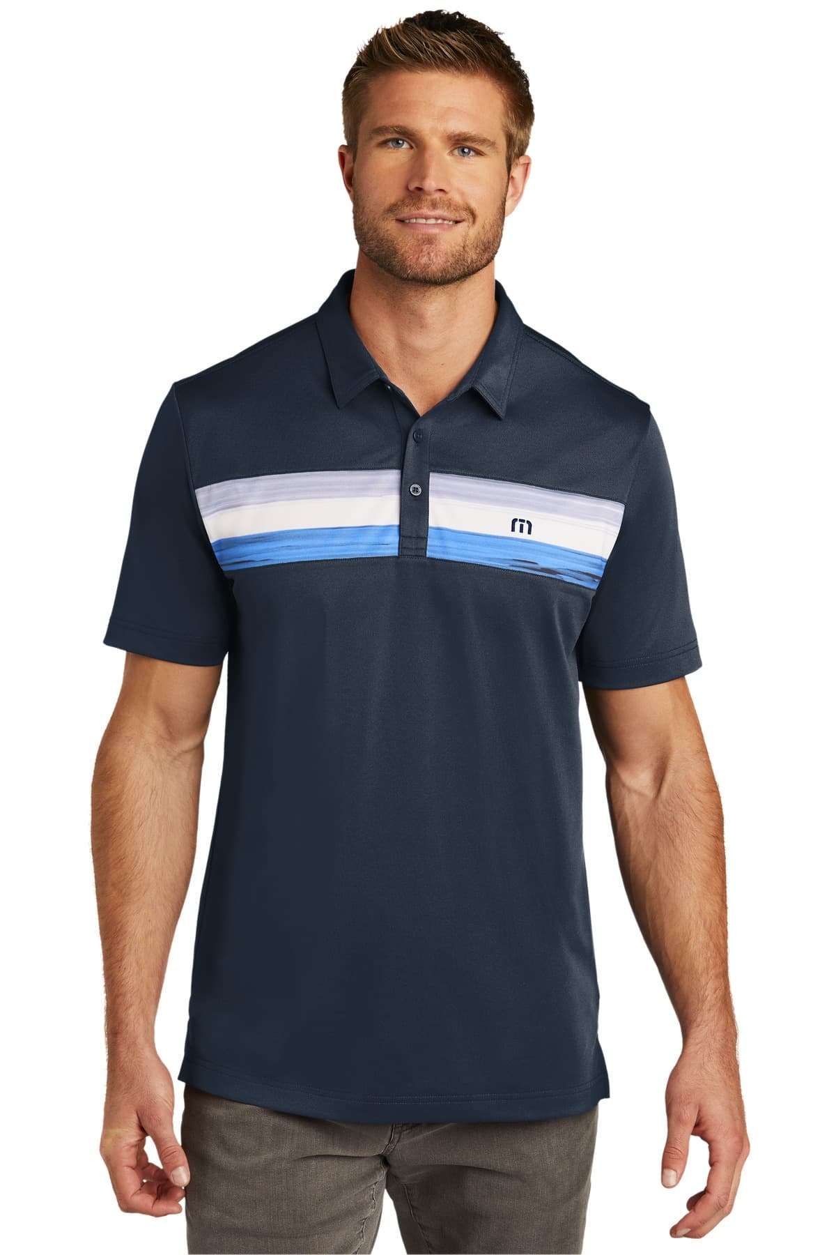 TravisMathew Cabana Chest Stripe Polo. TM1MU416 thumbnail 3