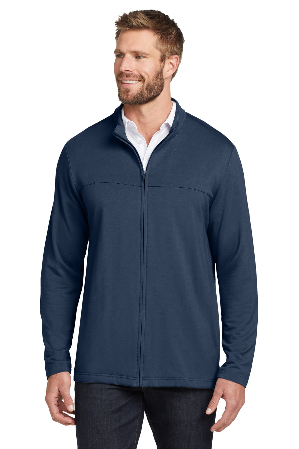 TravisMathew Newport Full-Zip Fleece. TM1MU420 thumbnail 3