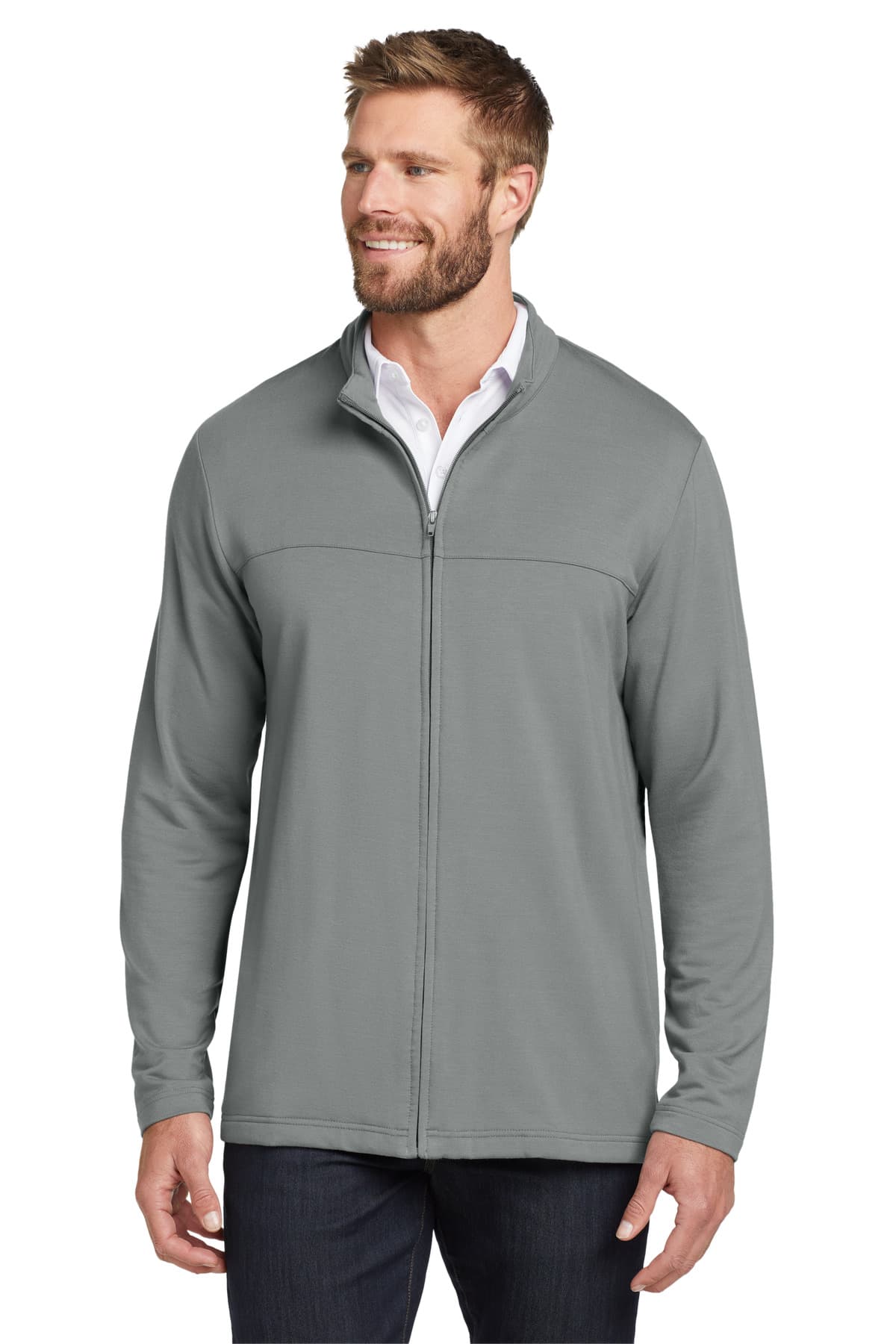 TravisMathew Newport Full-Zip Fleece. TM1MU420 thumbnail 4