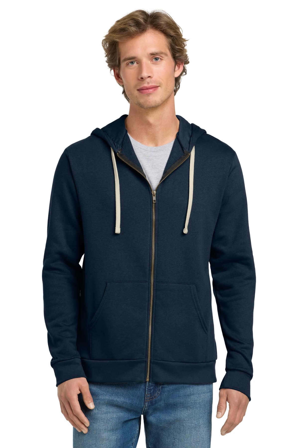 Next Level Apparel ® Adult Santa Barbara Zip Hoodie. NL9602 thumbnail 4
