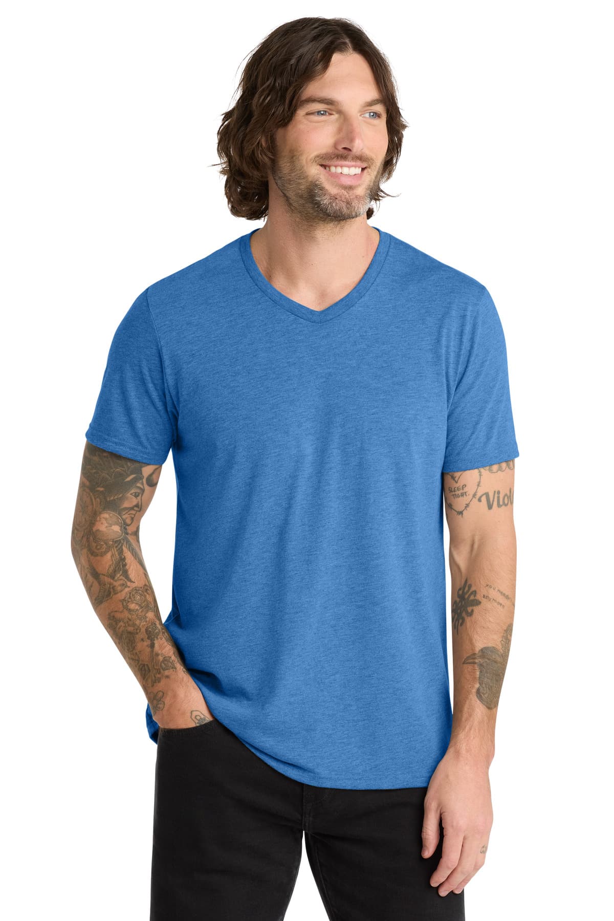 Allmade ® Unisex Tri-Blend V-Neck Tee AL2014 thumbnail 3