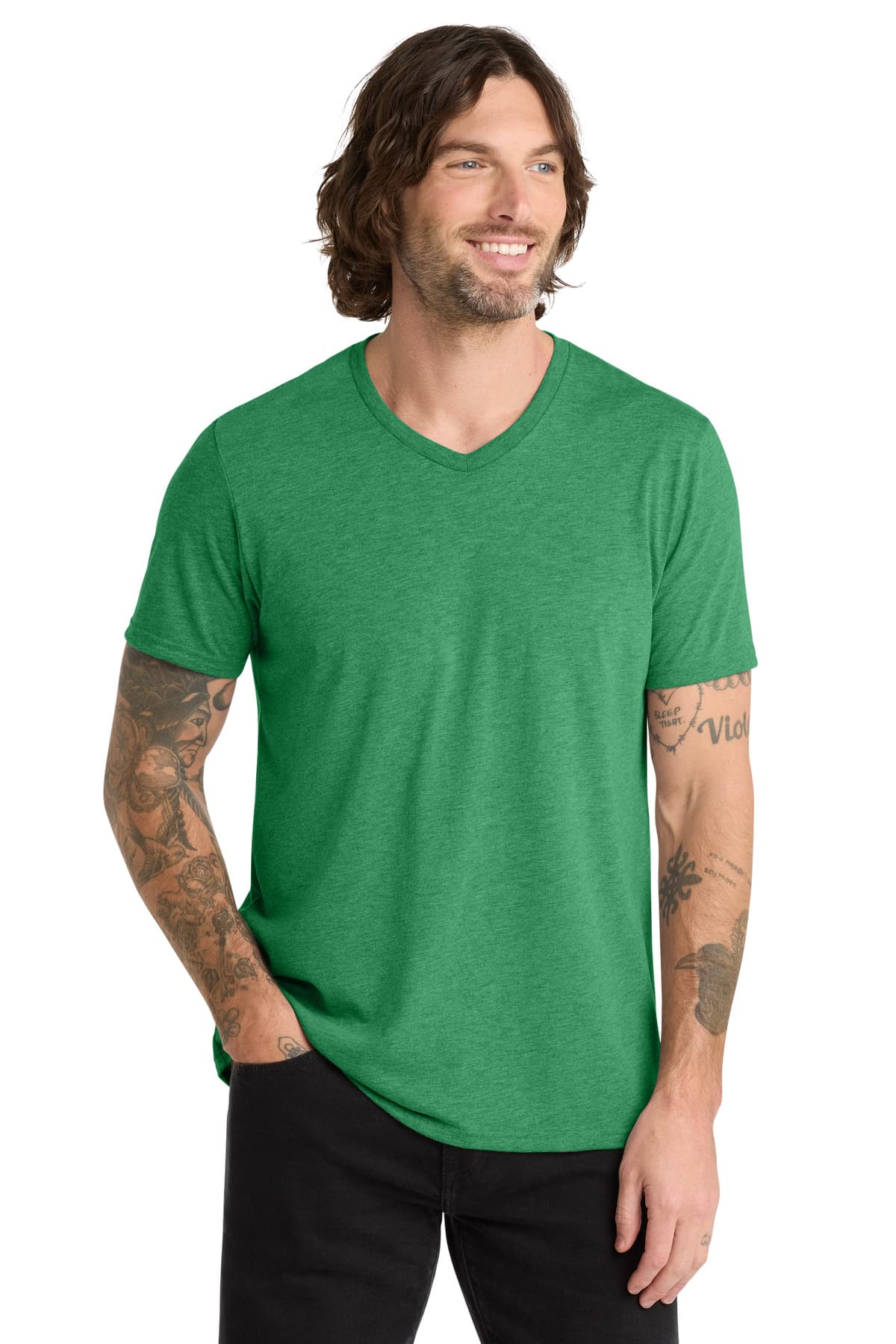 Allmade ® Unisex Tri-Blend V-Neck Tee AL2014 thumbnail 4