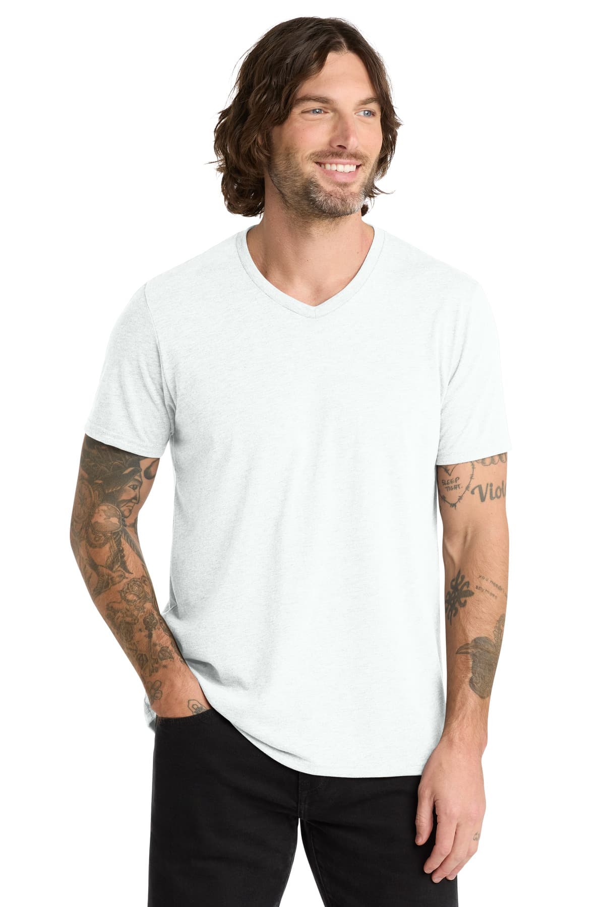 Allmade ® Unisex Tri-Blend V-Neck Tee AL2014 thumbnail 5