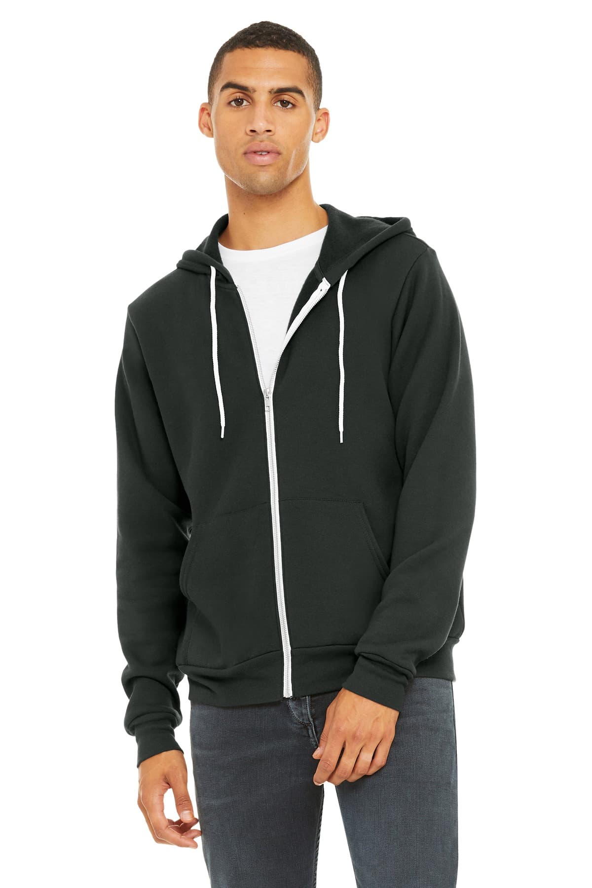 BELLA+CANVAS ® Unisex Sponge Fleece Full-Zip Hoodie. BC3739 thumbnail 5