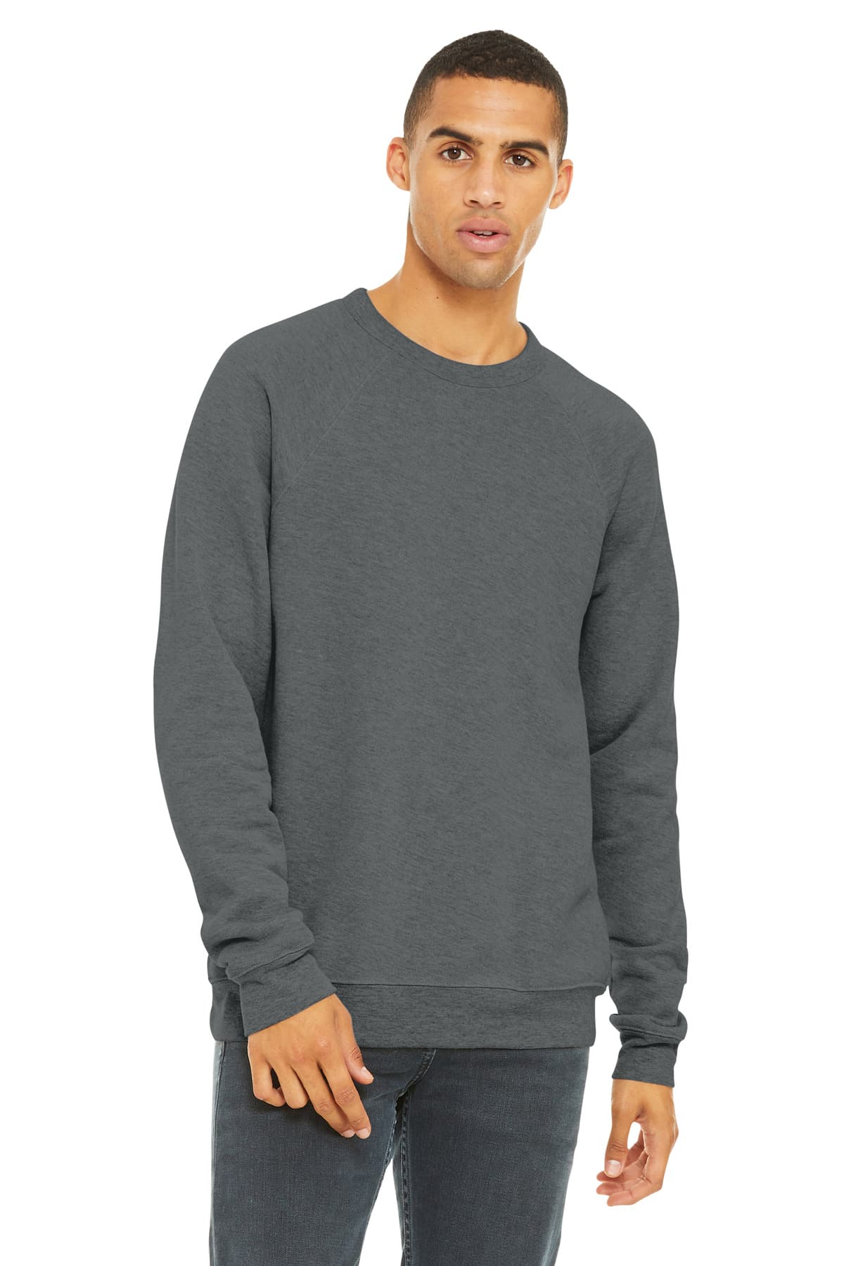 BELLA+CANVAS ® Unisex Sponge Fleece Raglan Sweatshirt. BC3901 thumbnail 5