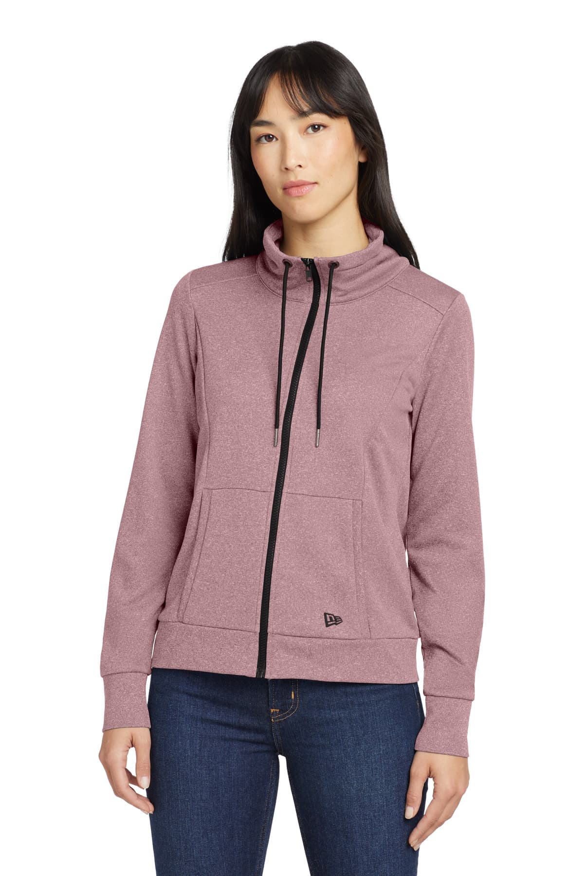 New Era ® Women's Performance Terry Full-Zip Cowl LNEA530 thumbnail 5