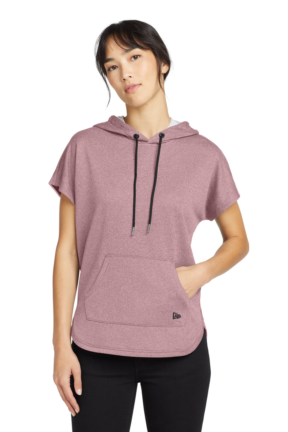 New Era ® Women's Performance Terry Short Sleeve Hoodie LNEA533 thumbnail 5