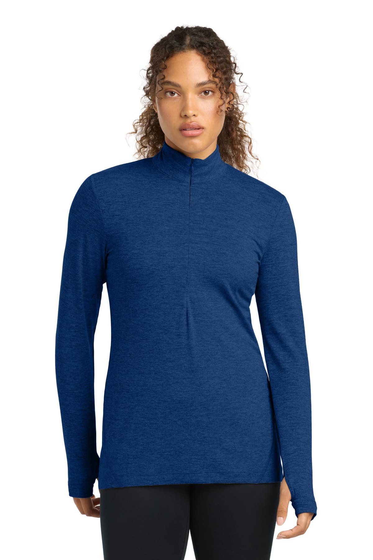 Sport-Tek ® Women's Exchange 1.5 Long Sleeve 1/2-Zip LST711 thumbnail 5