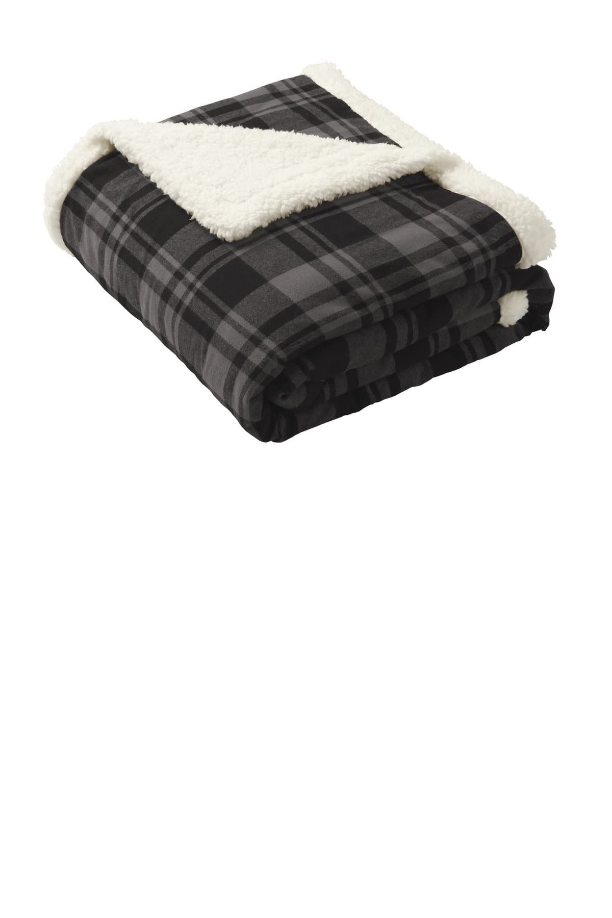 Port Authority ® Flannel Sherpa Blanket. BP43 thumbnail 2