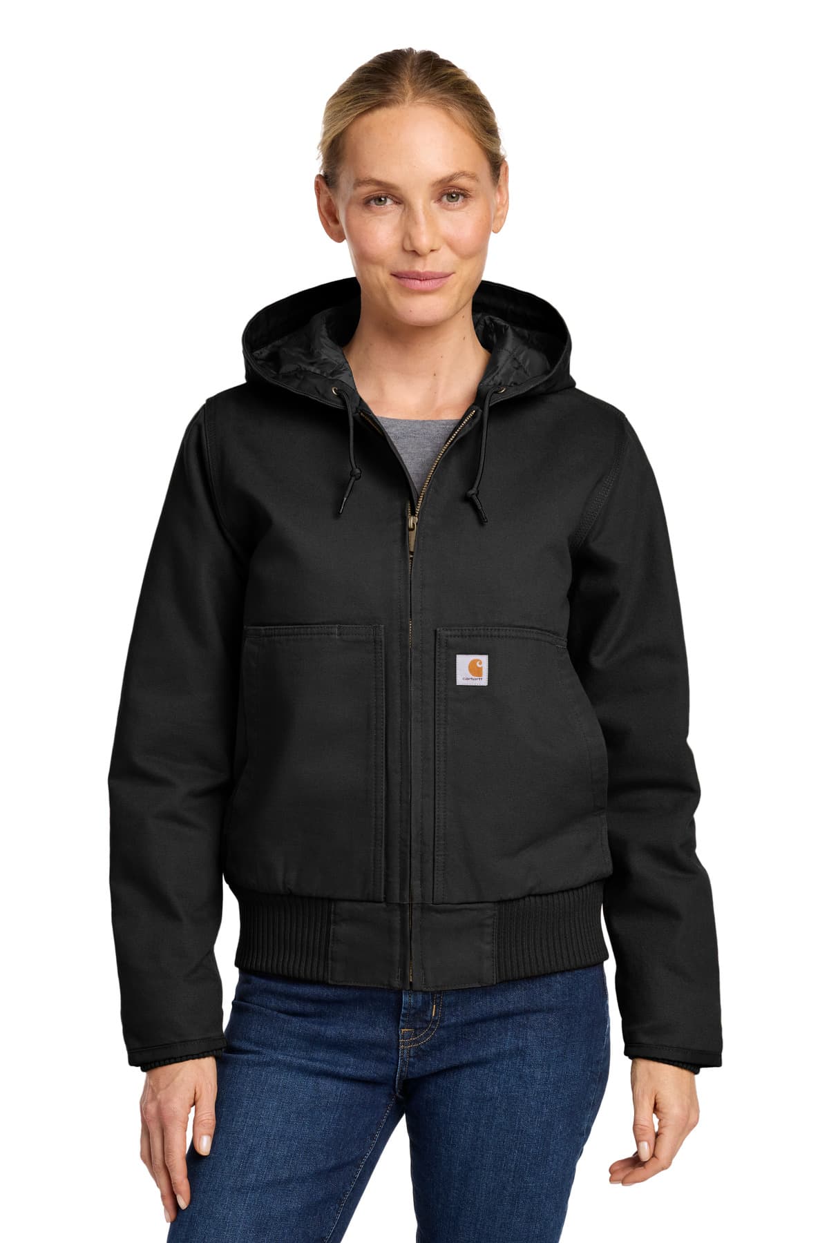 Carhartt ® Women's Washed Duck Active Jac. CT104053 thumbnail 2