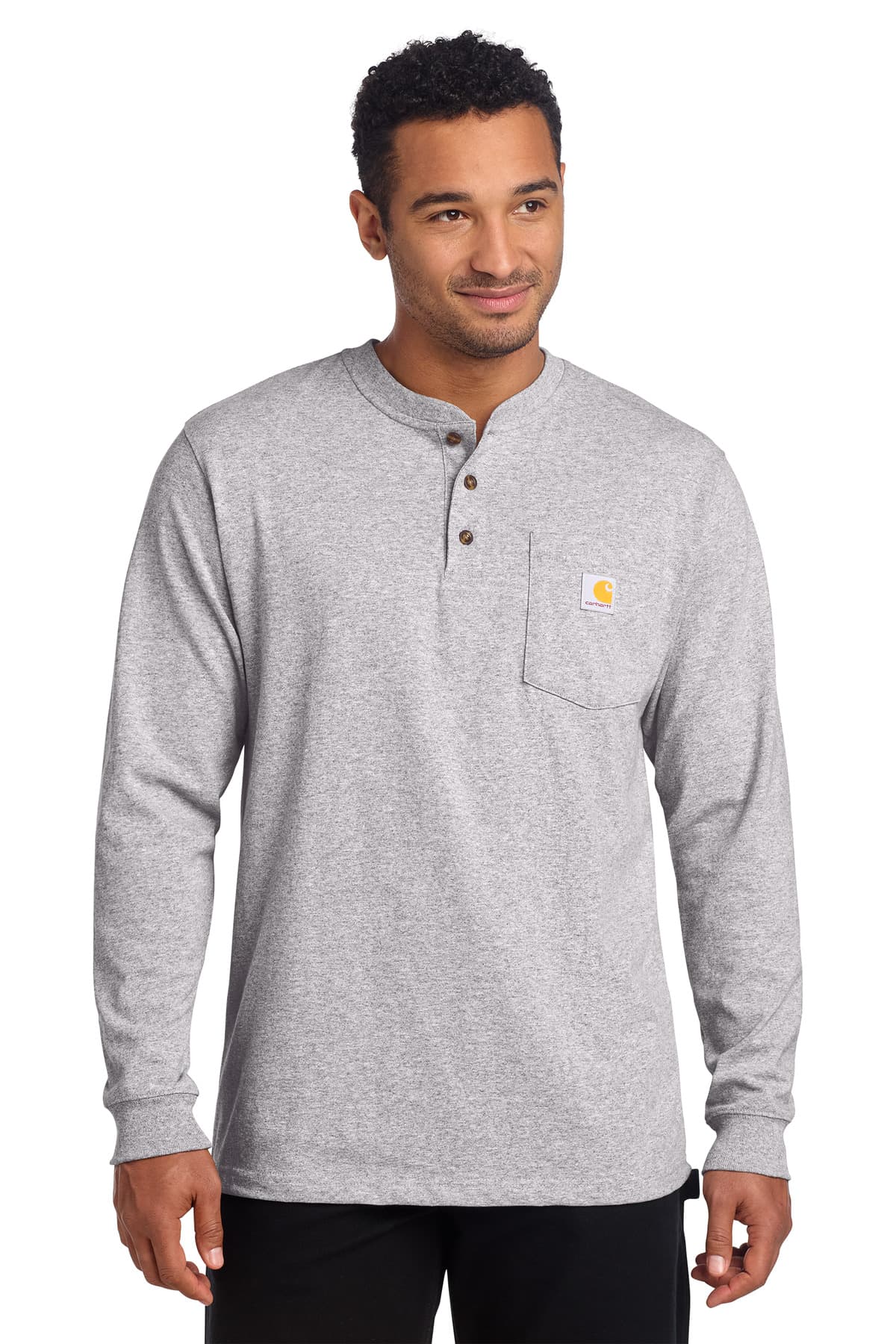 Carhartt ® Long Sleeve Henley T-Shirt CTK128 thumbnail 4