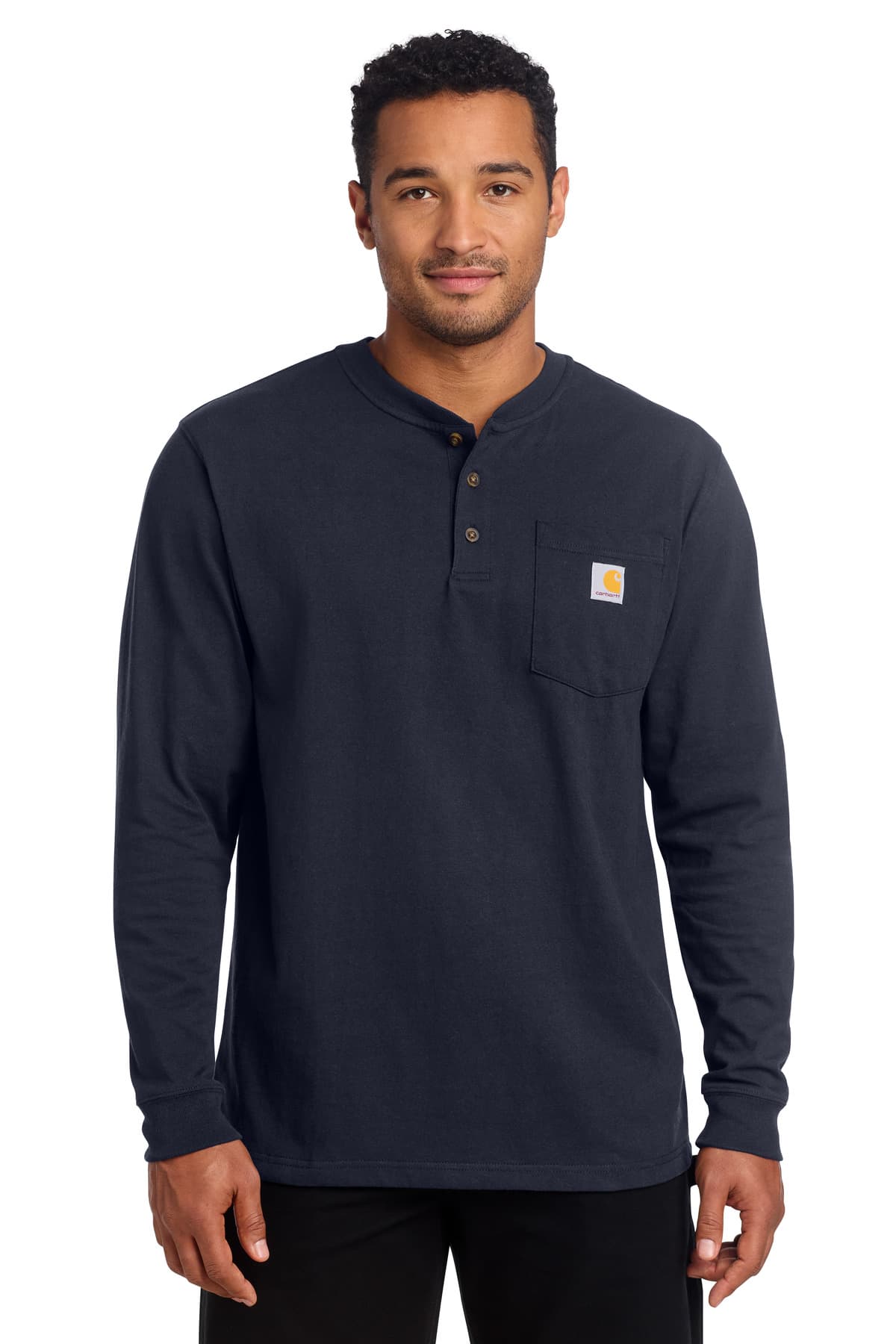 Carhartt ® Long Sleeve Henley T-Shirt CTK128 thumbnail 2