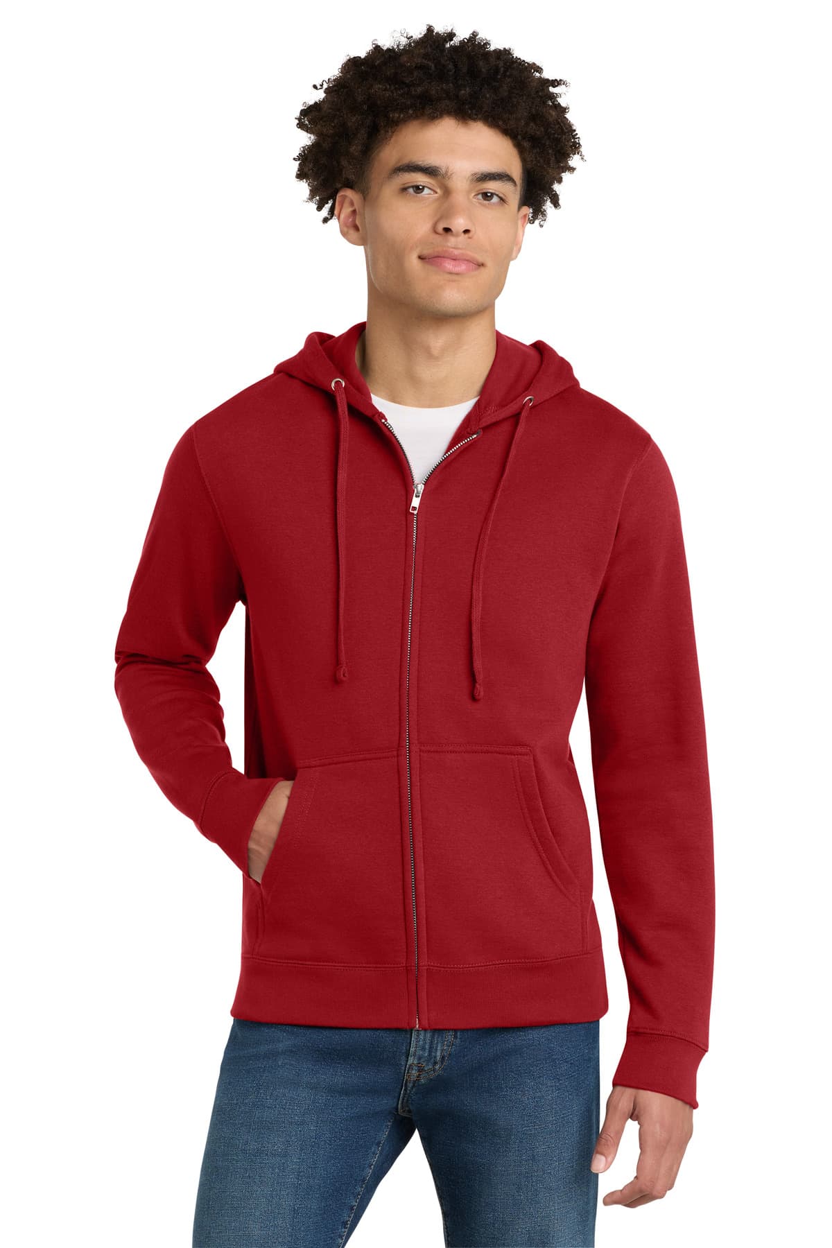 District ® V.I.T.  Fleece Full-Zip Hoodie DT6102 thumbnail 4