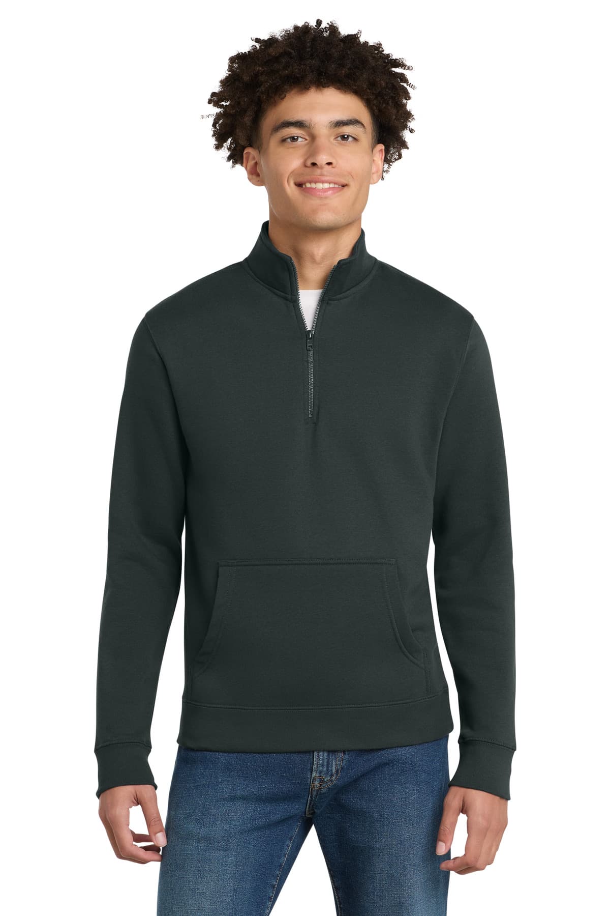 District ® V.I.T.  Fleece 1/4-Zip DT6106 thumbnail 3