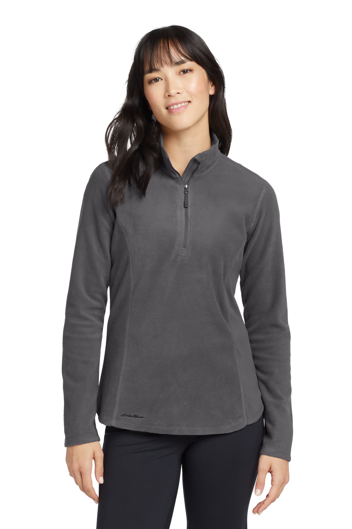Eddie Bauer ® Women's 1/2-Zip Microfleece Jacket EB227 thumbnail 3