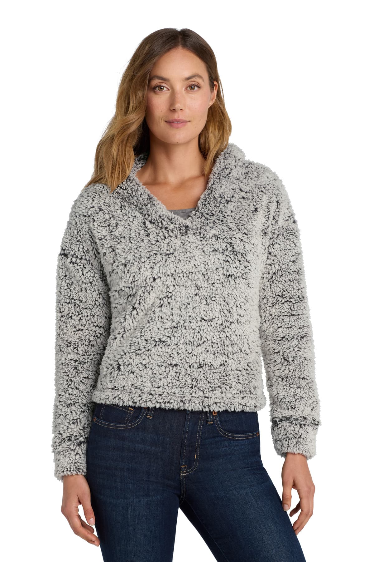 Port Authority ® Women's Cozy Fleece Hoodie. L132 thumbnail 3