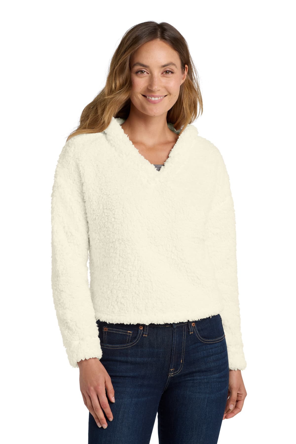 Port Authority ® Women's Cozy Fleece Hoodie. L132 thumbnail 4