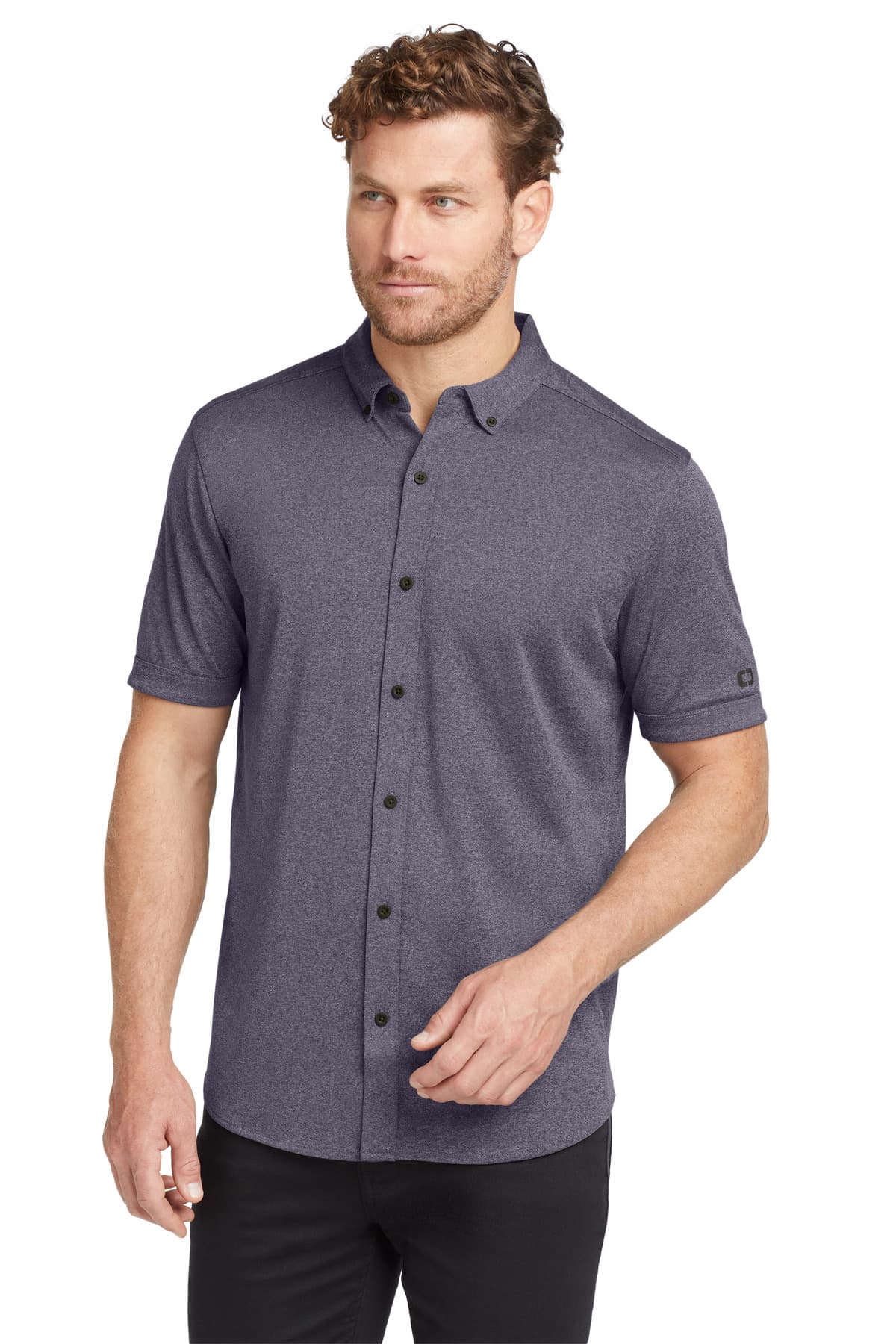 OGIO ® Gravitate Full-Button Polo. OG141 thumbnail 4
