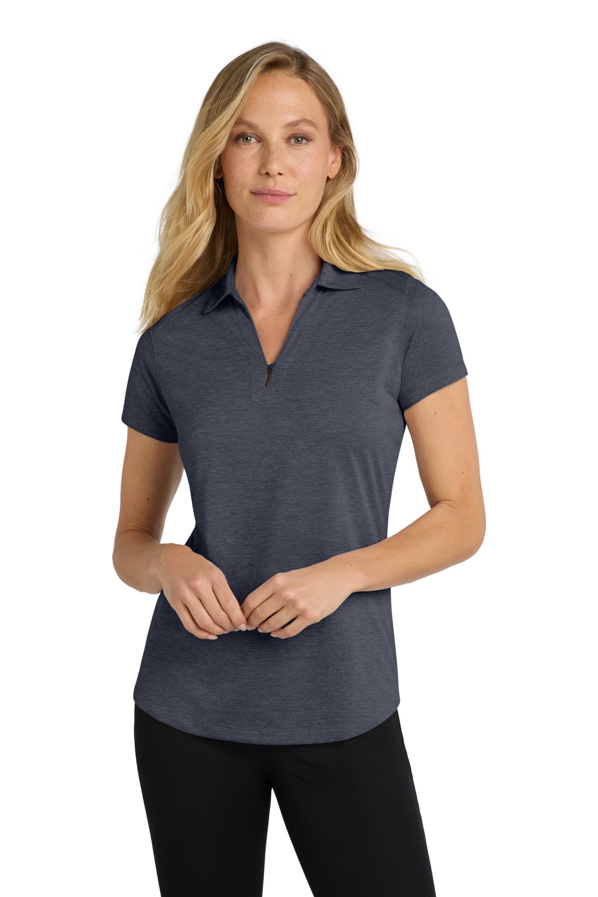 Port Authority ® Women's Digi Heather Performance Polo. L574 thumbnail 2
