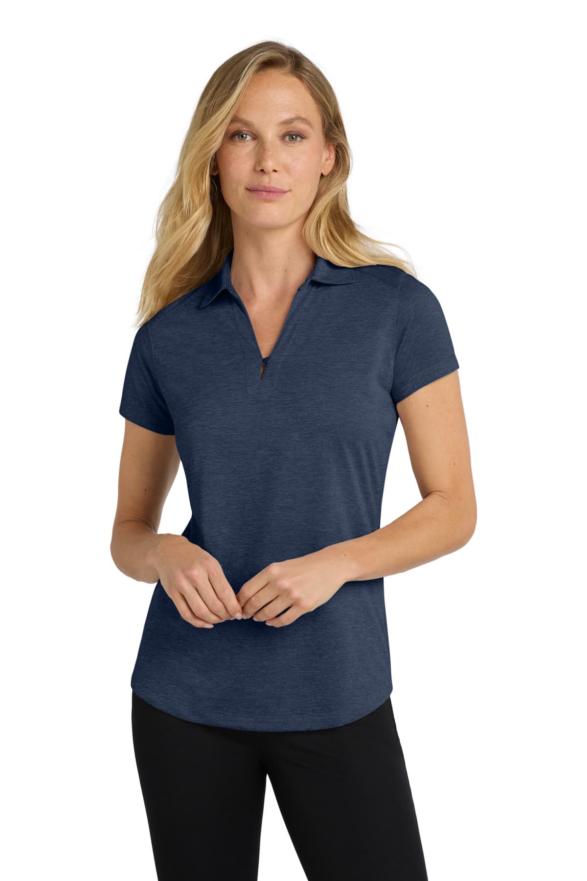 Port Authority ® Women's Digi Heather Performance Polo. L574 thumbnail 3