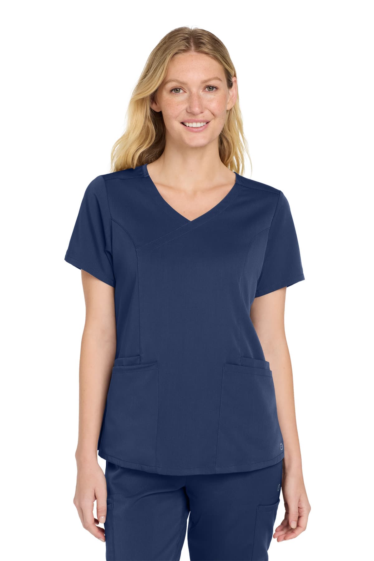 Wink ® Women's Premiere Flex  Mock Wrap Top WW4268 thumbnail 4