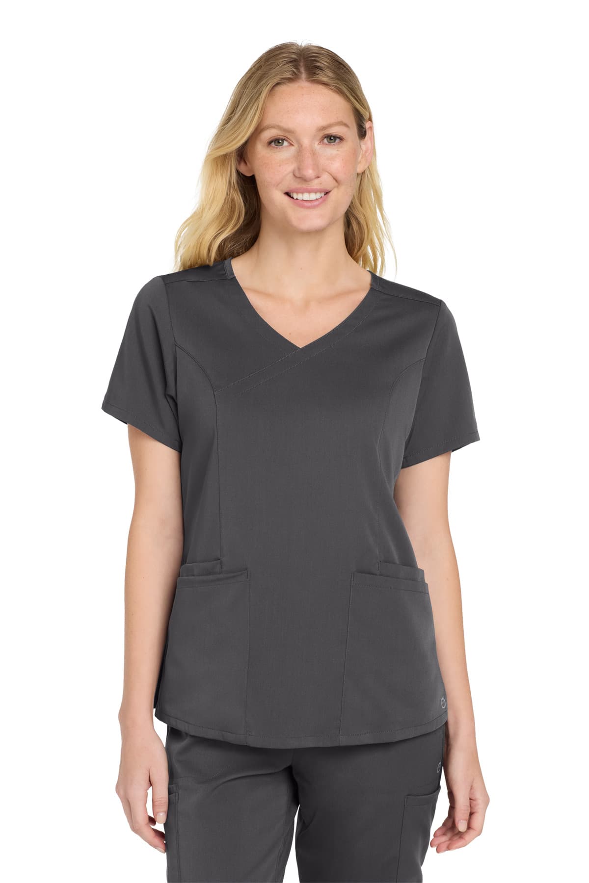 Wink ® Women's Premiere Flex  Mock Wrap Top WW4268 thumbnail 5