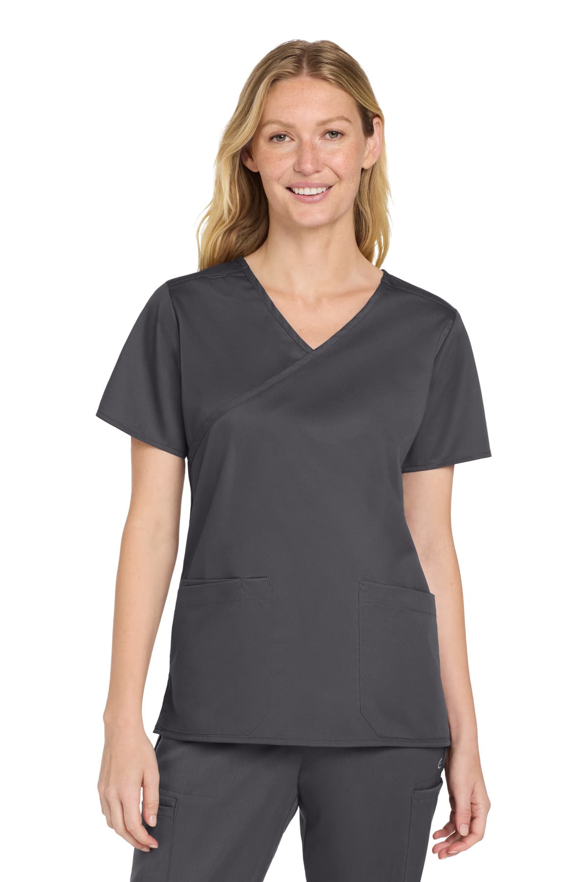 Wink ® Women's WorkFlex  Mock Wrap Top WW4760 thumbnail 5
