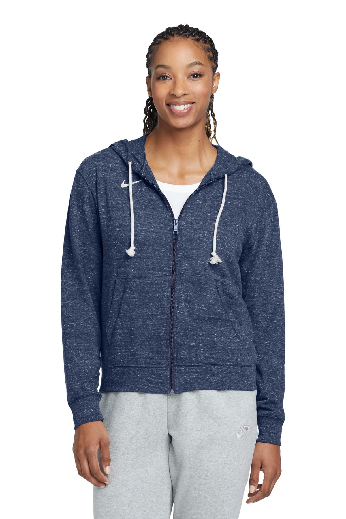 Nike Women's Gym Vintage Full-Zip Hoodie CN9402 thumbnail 4