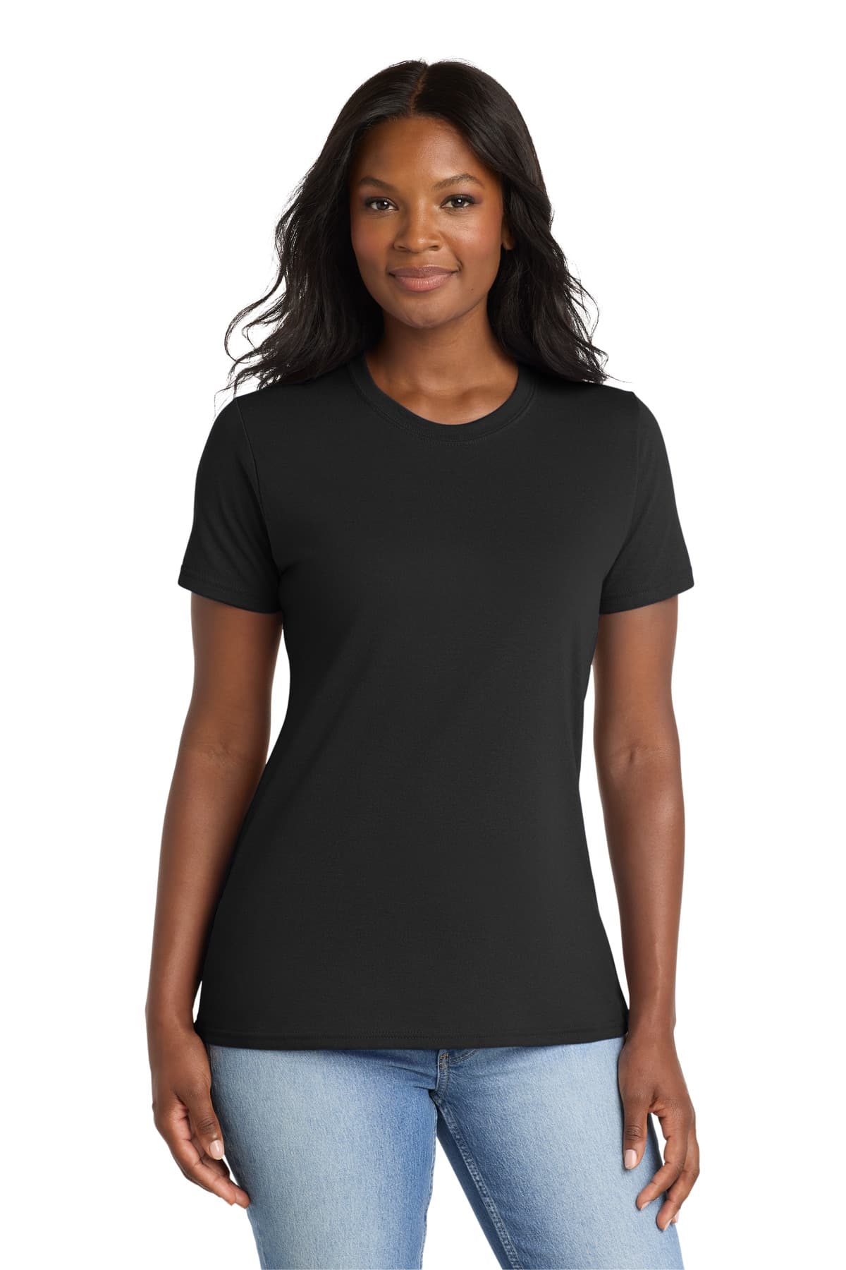 Port & Co  Women's Core Blend Tee. LPC55 thumbnail 4