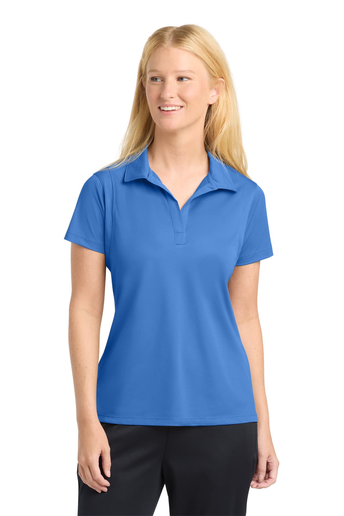 Sport-Tek ® Women's Micropique Sport-Wick ® Polo. LST650 thumbnail 3