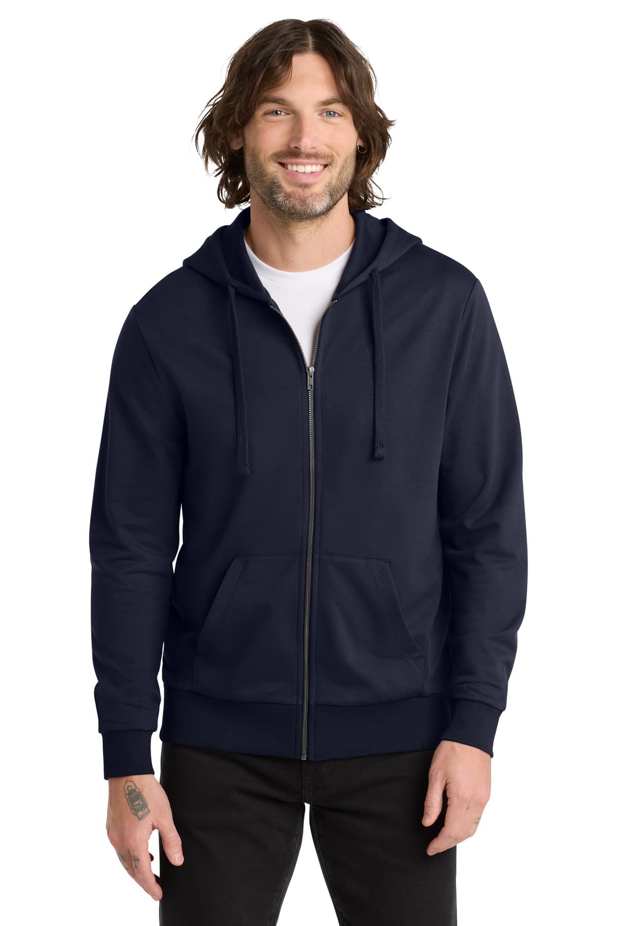 Allmade ® Unisex Organic French Terry Full-Zip Hoodie AL4002 thumbnail 4