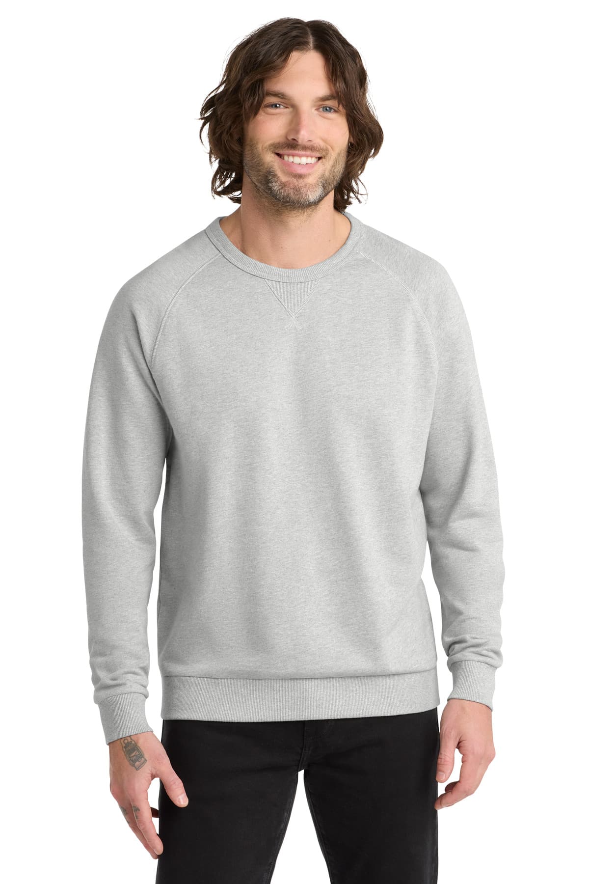 Allmade ® Unisex Organic French Terry Crewneck Sweatshirt AL4004 thumbnail 3
