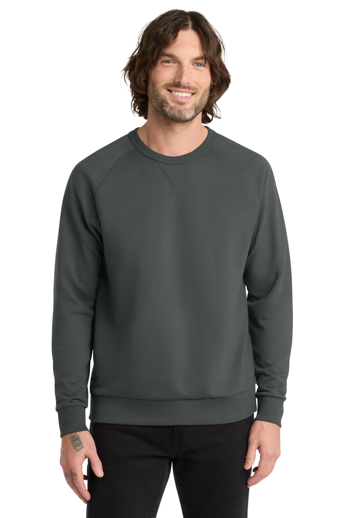 Allmade ® Unisex Organic French Terry Crewneck Sweatshirt AL4004 thumbnail 5