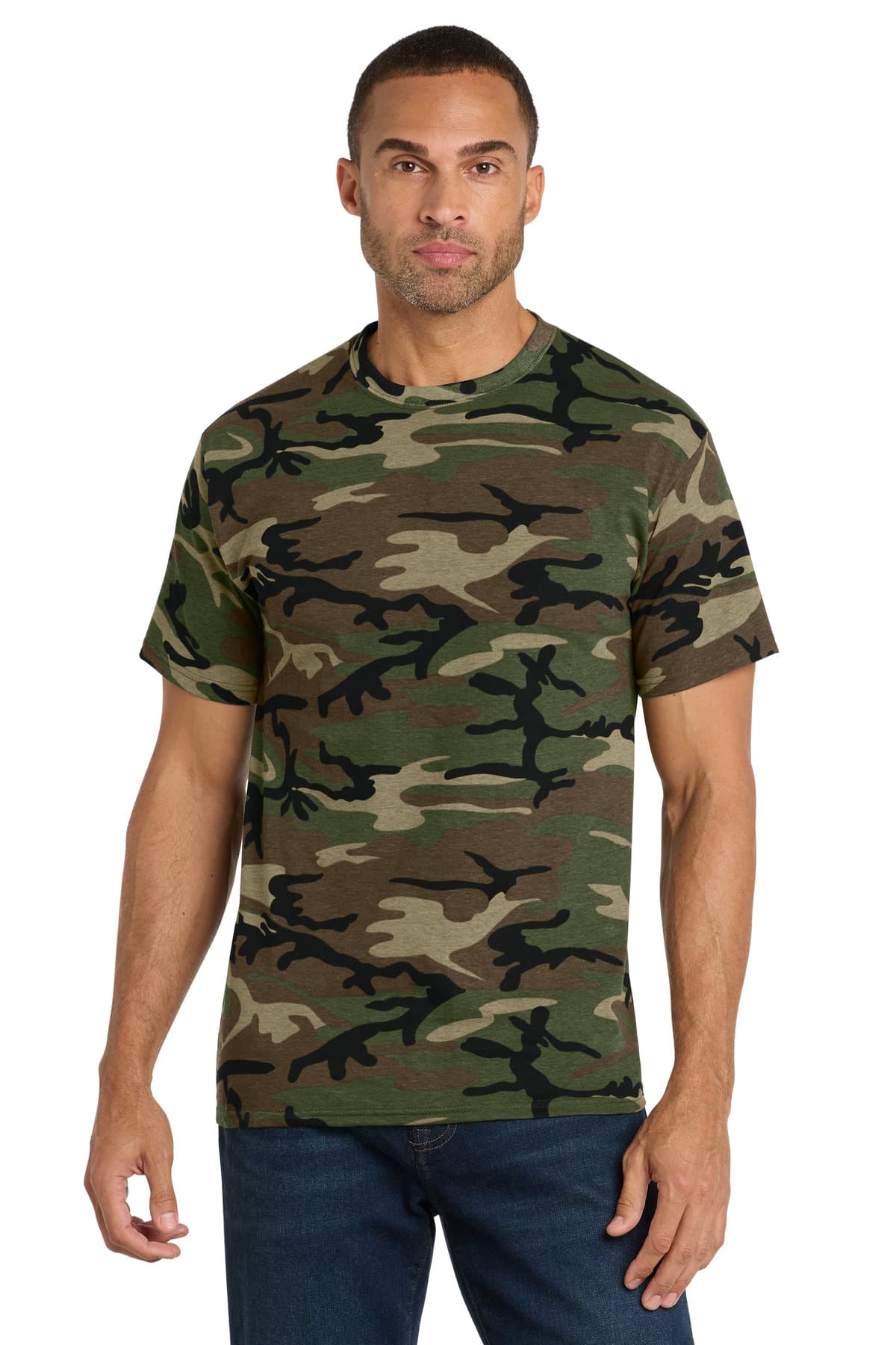 Port & Co  Core Cotton Camo Tee. PC54C thumbnail 3
