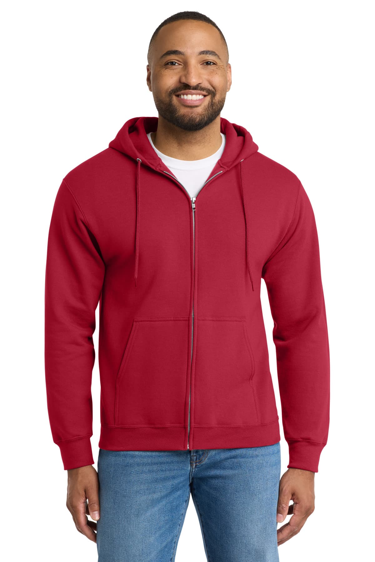 Port & Co  Essential Fleece Full-Zip Hooded Sweatshirt. PC90ZH thumbnail 4
