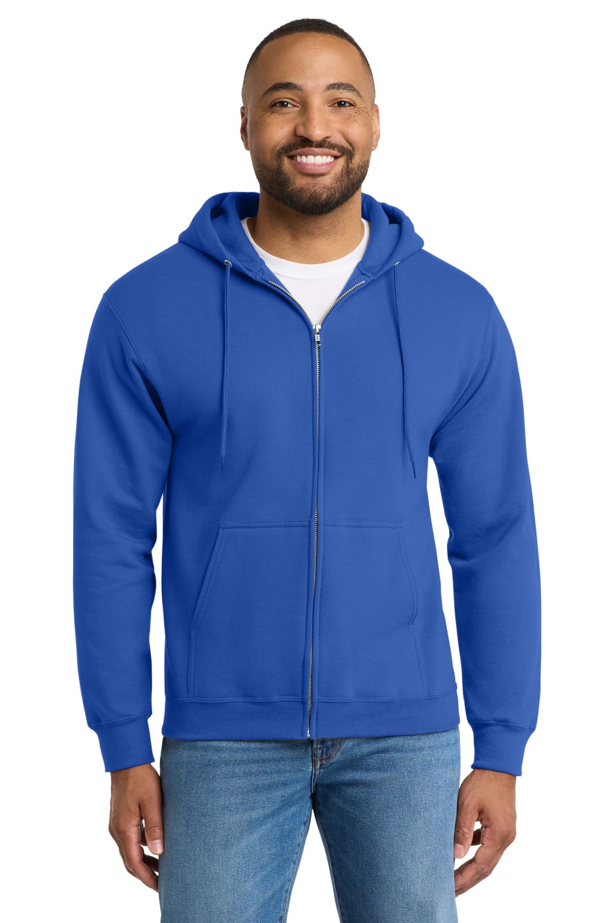 Port & Co  Essential Fleece Full-Zip Hooded Sweatshirt. PC90ZH thumbnail 5