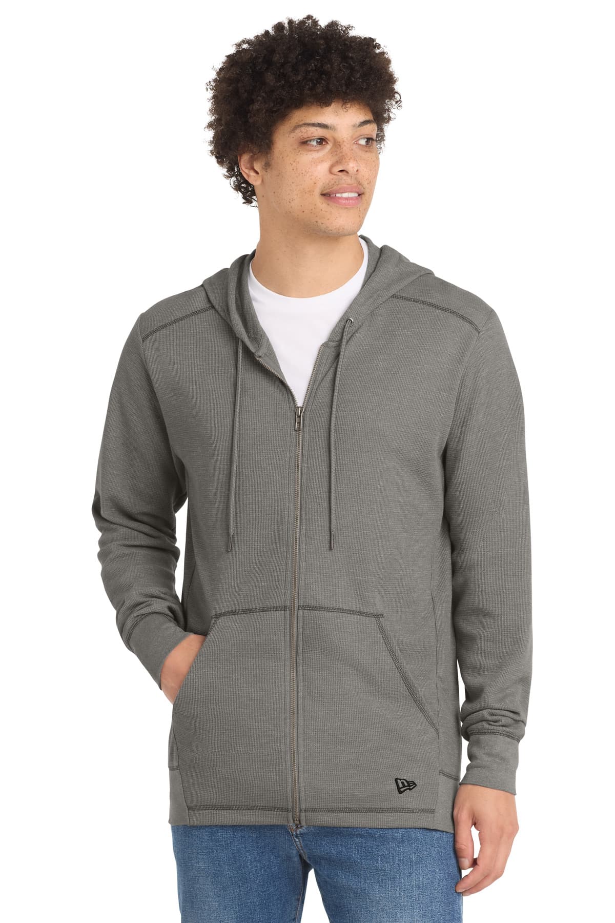 New Era ® Thermal Full-Zip Hoodie NEA141 thumbnail 3