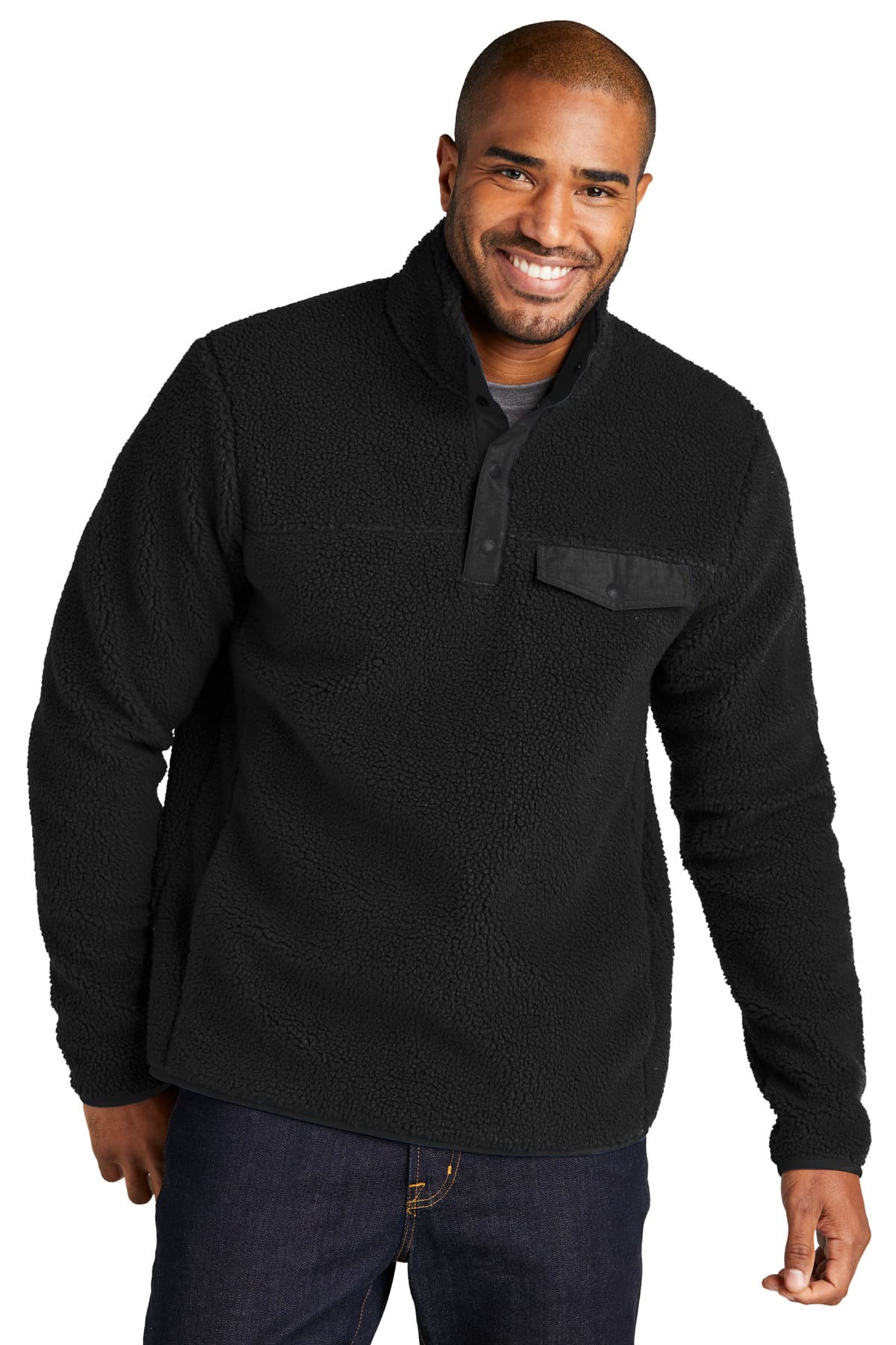 Port Authority ® Camp Fleece Snap Pullover F140 thumbnail 4