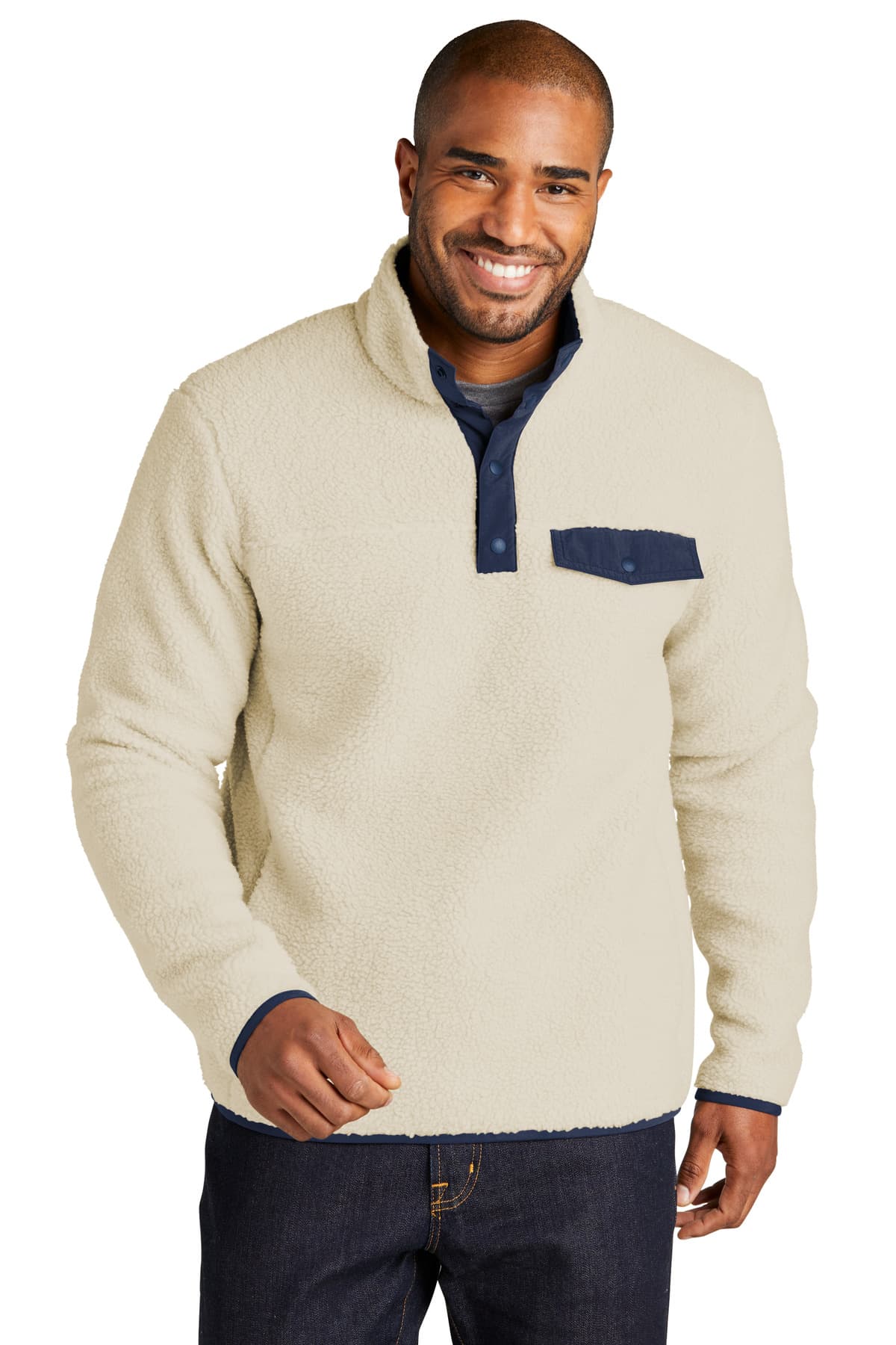 Port Authority ® Camp Fleece Snap Pullover F140 thumbnail 2