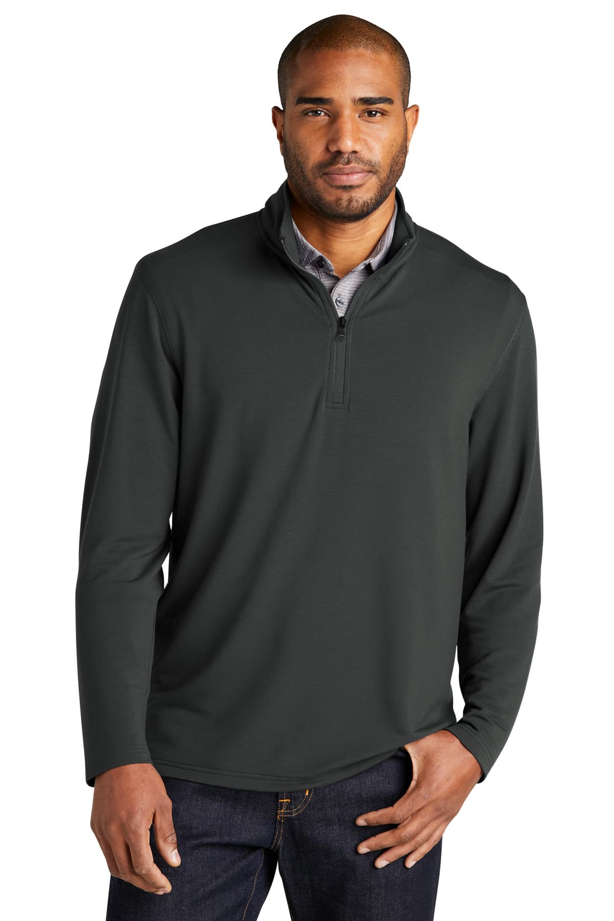 Port Authority ® Microterry 1/4-Zip Pullover K825 thumbnail 3