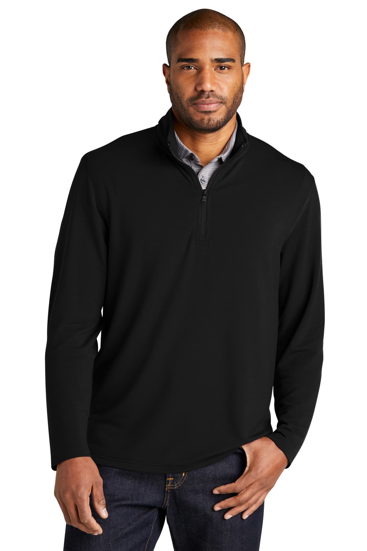 Port Authority ® Microterry 1/4-Zip Pullover K825 thumbnail 4