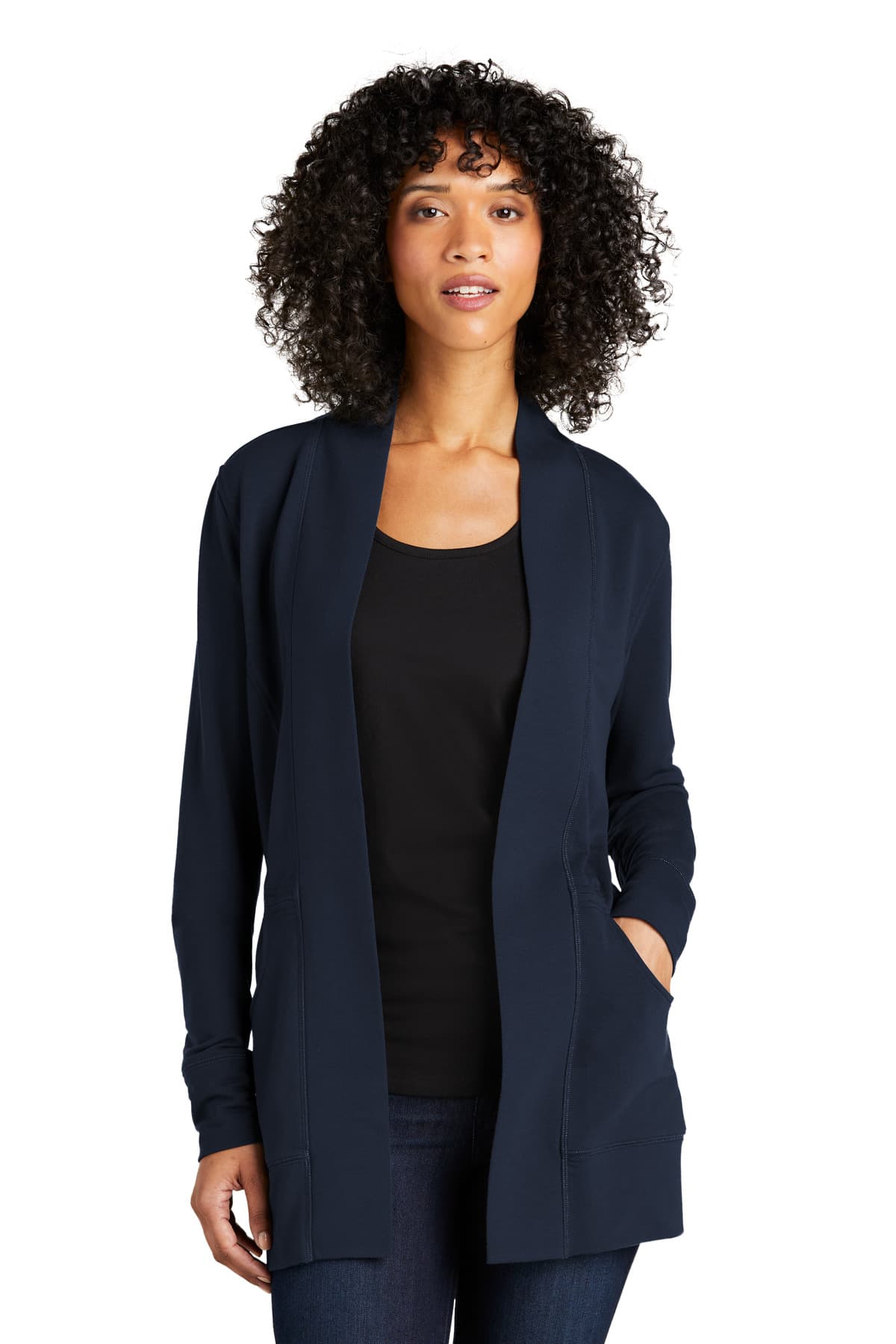 Port Authority ® Women's Microterry Cardigan LK825 thumbnail 5
