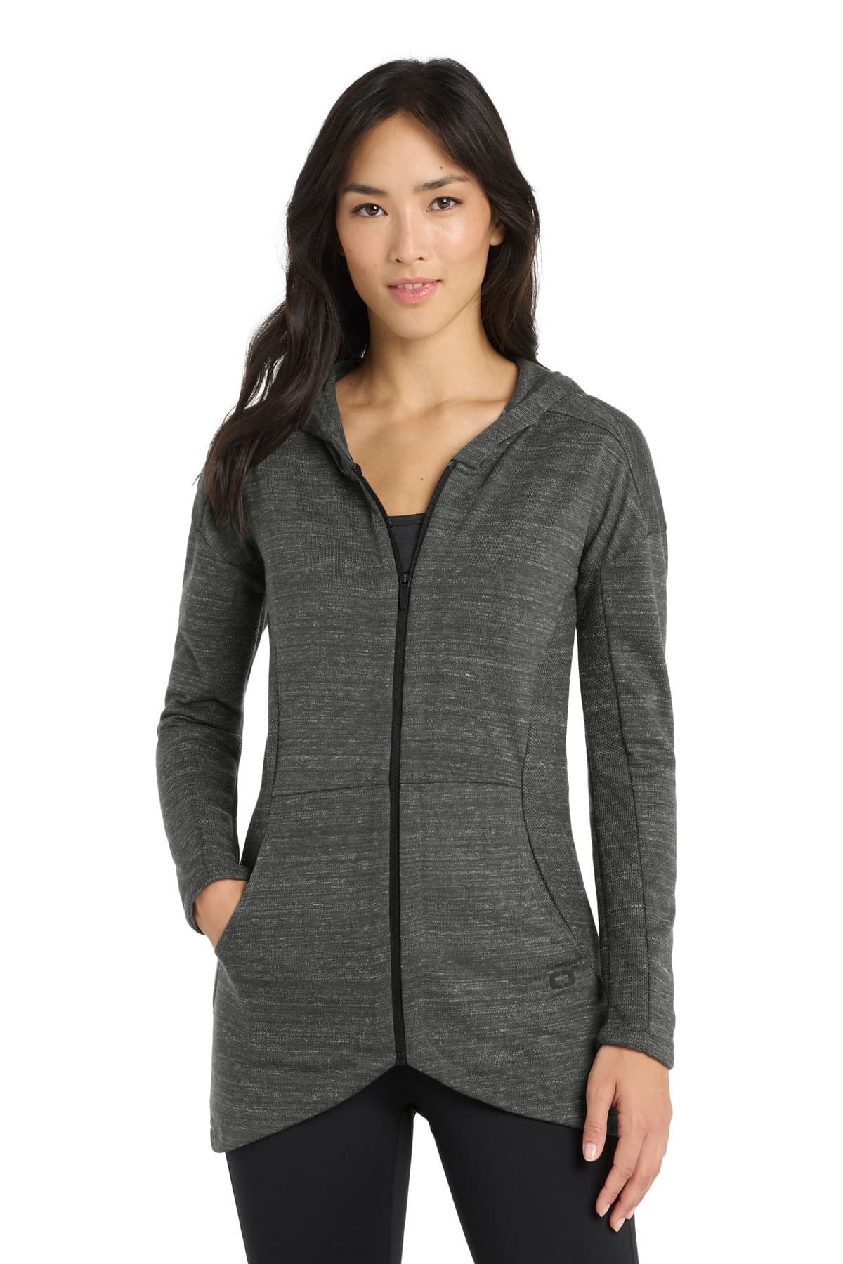 OGIO ® Women's Flux Full-Zip Hoodie LOG823 thumbnail 2