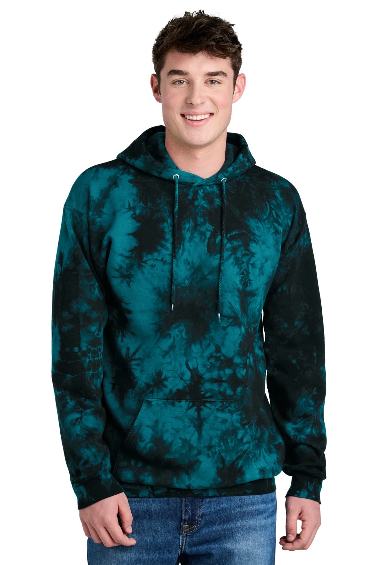 Port & Co  Crystal Tie-Dye Pullover Hoodie PC144 thumbnail 4