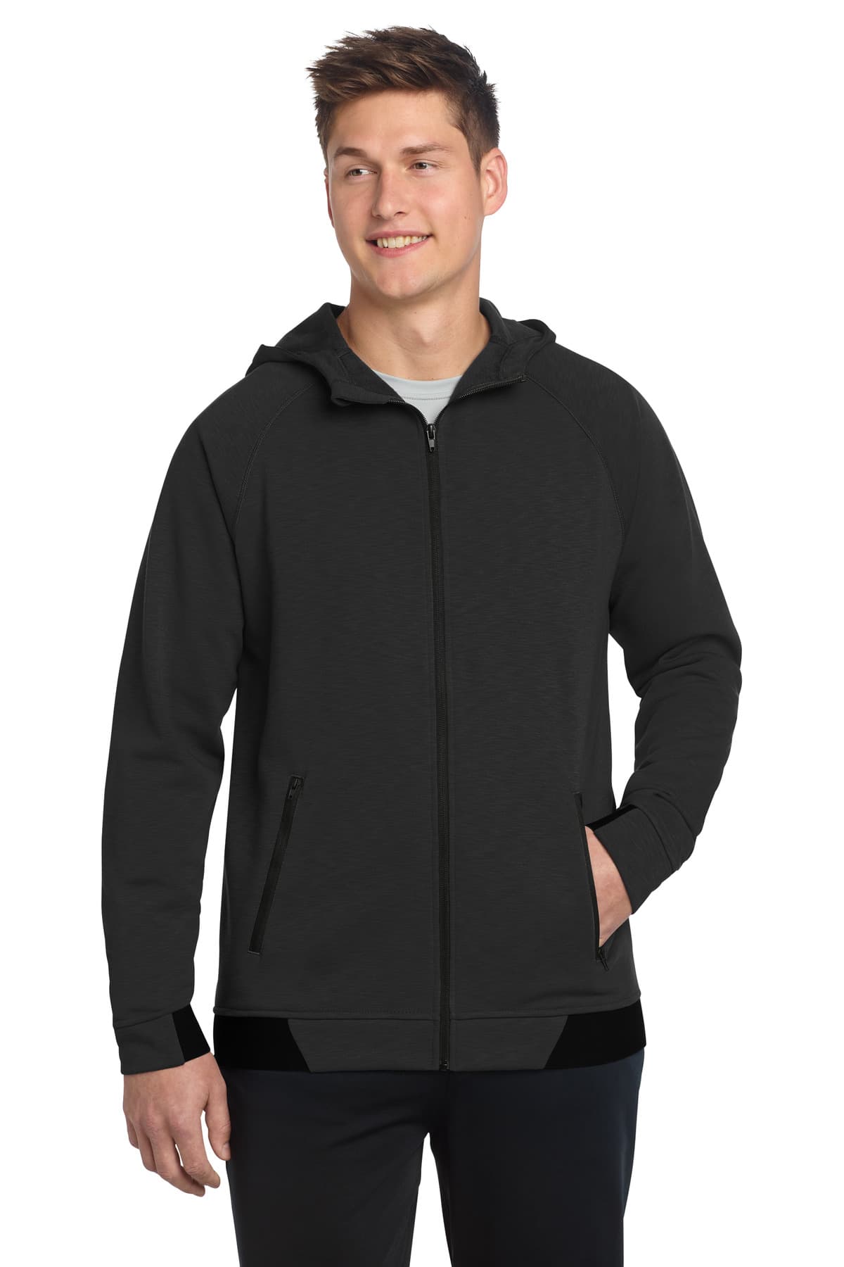 Sport-Tek ® PosiCharge ® Strive Hooded Full-Zip ST570 thumbnail 2