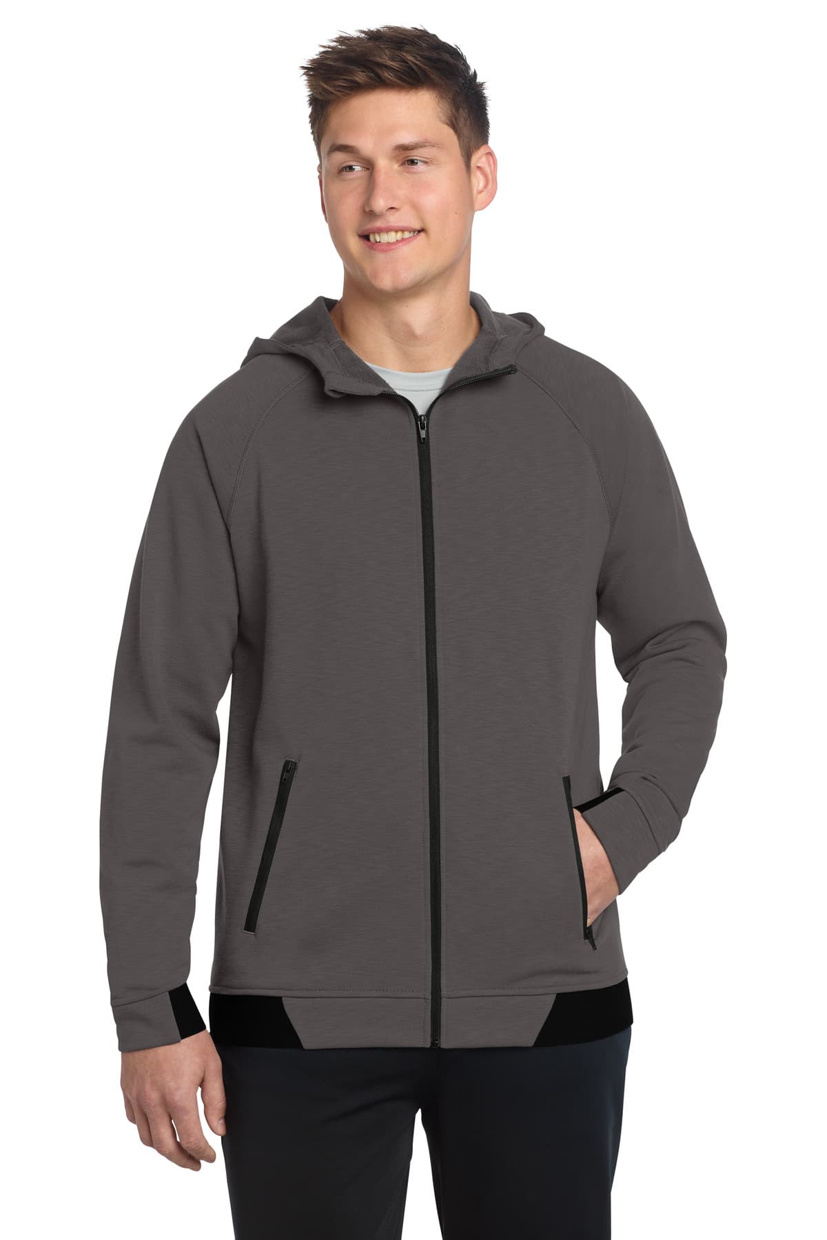 Sport-Tek ® PosiCharge ® Strive Hooded Full-Zip ST570 thumbnail 3