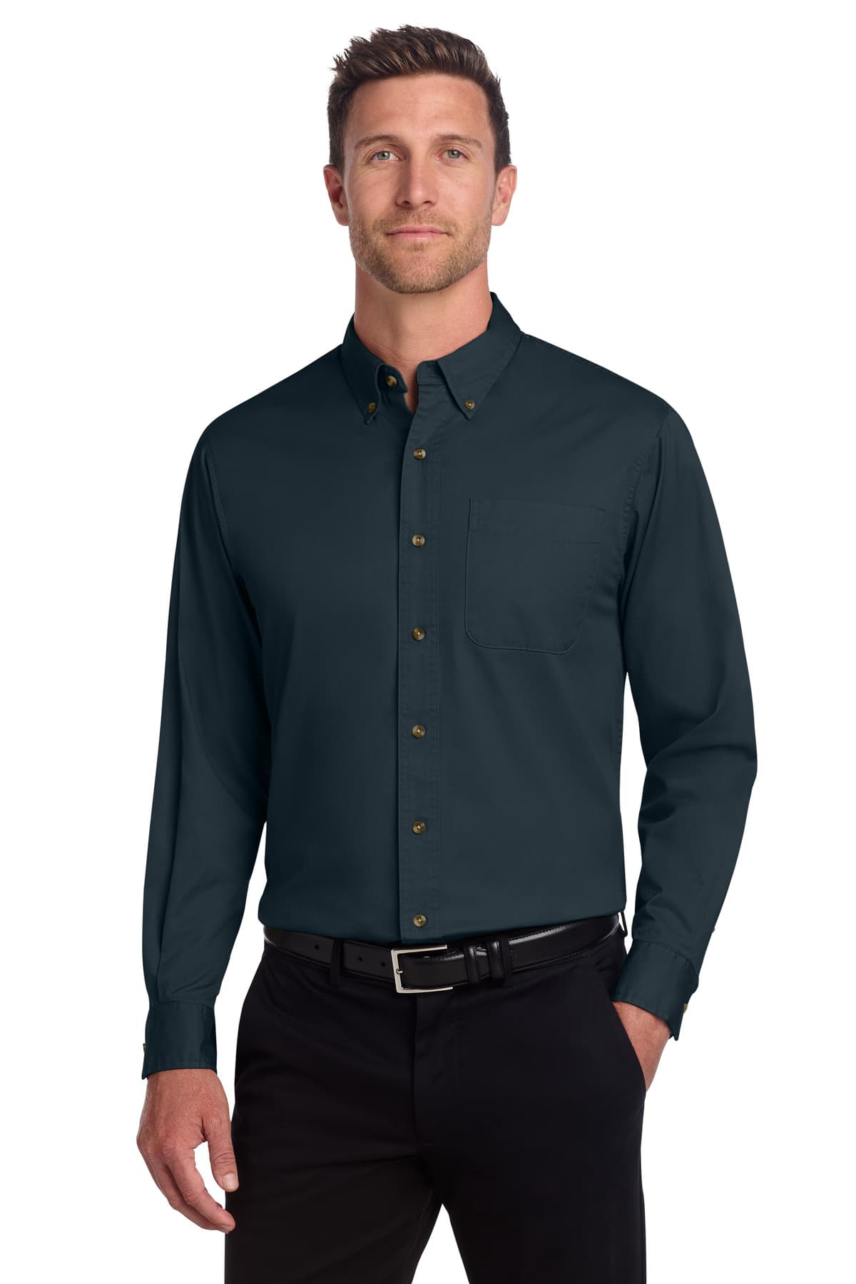 Port Authority ® Long Sleeve Twill Shirt. S600T thumbnail 3