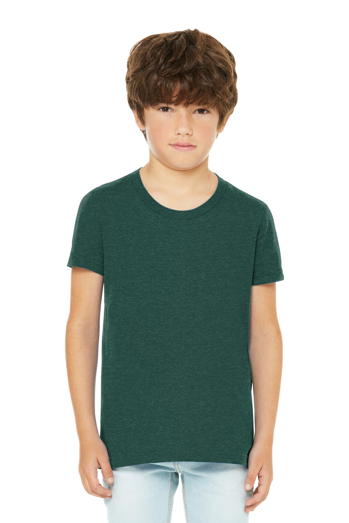 BELLA+CANVAS ® Youth Heather CVC Tee BC3001YCVC thumbnail 3